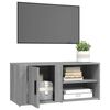 vidaXL Meuble TV Sonoma gris 80x31,5x36 cm Bois d'ing&eacute;nierie
