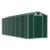 vidaXL Abri de jardin vert 191x555x198 cm acier galvanis&eacute;