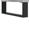 vidaXL Buffet haut Gris béton 34,5x34x180 cm Bois d'ingénierie