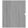 vidaXL Armoire d'&eacute;vier Sonoma gris 90x38,5x45 cm Bois d'ing&eacute;nierie