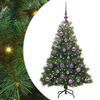 vidaXL Sapin de No&euml;l artificiel Vert 120 cm PE et PVC