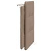 vidaXL Coussin de t&ecirc;te de lit Zadar cappuccino 90 cm similicuir