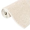 vidaXL Tapis &agrave; poils souples antid&eacute;rapant 115x170 cm Beige