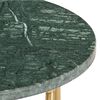 vidaXL Table basse Vert 40x40x40 cm Pierre v&eacute;ritable et texture marbre