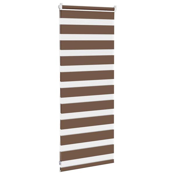 vidaXL Store z&egrave;bre marron 60x100 cm largeur du tissu 55,9 cm polyester