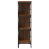 vidaXL Buffet ch&ecirc;ne marron 102x32x103,5 cm bois d'ing&eacute;nierie