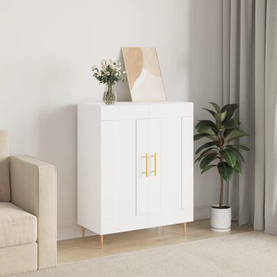 vidaXL Buffet blanc 69,5x34x90 cm bois d'ingénierie