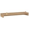 vidaXL &Eacute;tag&egrave;res murales 2 pcs 60x15x4 cm bois de teck massif