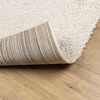 vidaXL Tapis shaggy PAMPLONA poils longs moderne cr&egrave;me 80x200 cm