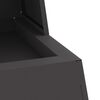 vidaXL Braise Noir 60 x 35 x 100 cm Acier
