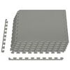vidaXL Tapis de sol de piscine 6 pcs Gris 2,16 m&sup2; Mousse EVA