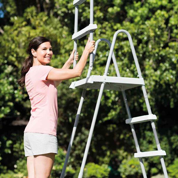 Intex &Eacute;chelle de s&eacute;curit&eacute; pour piscine &agrave; 4 marches 122 cm