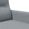 vidaXL Canap&eacute; &agrave; 3 places Gris clair 180 cm Tissu