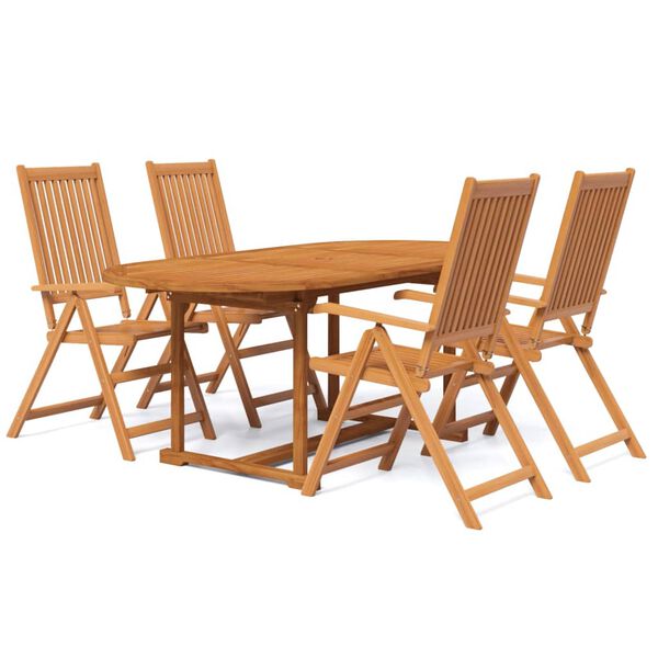 vidaXL Ensemble à manger de jardin 7 pcs Bois d'acacia massif