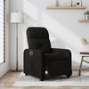 vidaXL Fauteuil inclinable &eacute;lectrique Noir Tissu