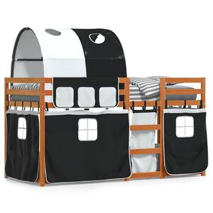 vidaXL Lit superpos&eacute; sans matelas 80x200 cm bois de pin massif