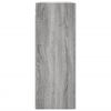 vidaXL Armoires murales 2 pcs sonoma gris bois d'ing&eacute;nierie