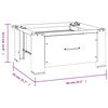 vidaXL Socle pour machine &agrave; laver avec tiroir Blanc