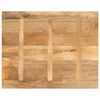 vidaXL Dessus de table 100x80x3,8cm rectangulaire bois massif manguier