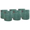 vidaXL Sacs &agrave; D&eacute;chets de Jardin 12 pc 120 l Vert Polypropyl&egrave;ne