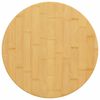 vidaXL Dessus de table &Oslash;50x4 cm bambou