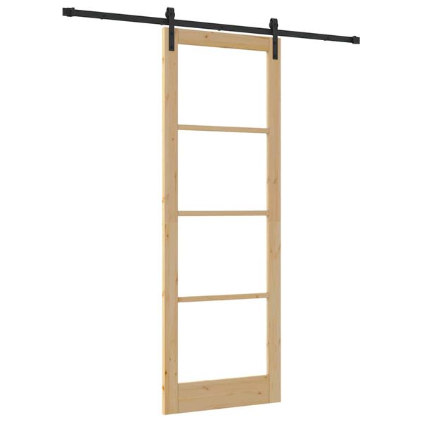 vidaXL Porte coulissante ORKDAL Naturel 83 x 232 cm