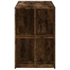 vidaXL Bureau ch&ecirc;ne fum&eacute; 102x50x75 cm bois d'ing&eacute;nierie