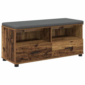 vidaXL Banc d'entr&eacute;e Bois ancien 100 x 38 x 46 cm