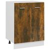 vidaXL Meuble bas "Lyon" Ch&ecirc;ne fum&eacute; 60 x 46 x 81,5 cm Bois d'ing&eacute;nierie
