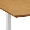vidaXL Mobilier de salle à manger 3 pcs MDF Blanc