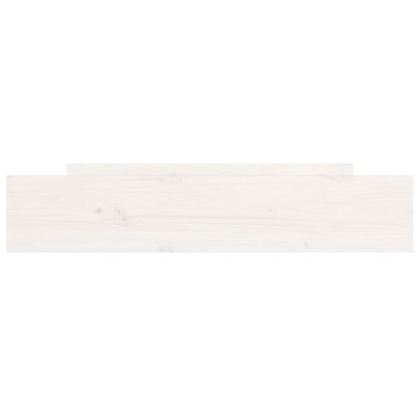 vidaXL Tiroirs de lit 2 pcs blanc Bois de pin massif