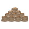 vidaXL Sacs en jute 10 pi&egrave;ces 100 x 110 cm 100 % jute 340 g/m&sup2;