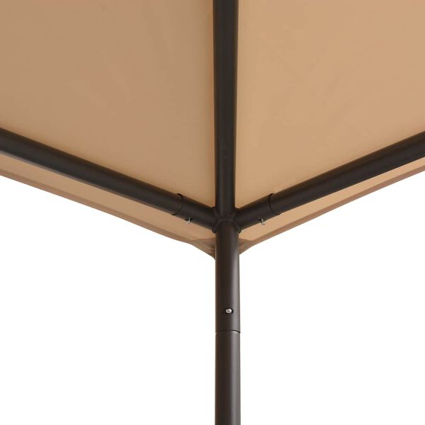 vidaXL Chapiteau tente 4 x 4 m Acier Beige
