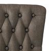 vidaXL Fauteuil &agrave; pantoufle Gris fonc&eacute; 56,5 x 70 x 110 cm Simili daim