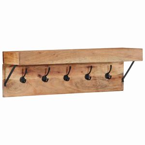 vidaXL Porte-manteau Marron 73 x 19 x 23 cm Bois d'acacia massif