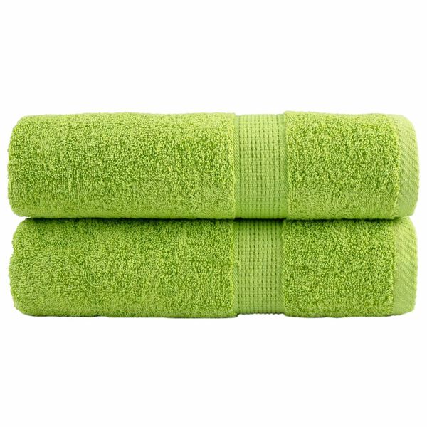 vidaXL Serviettes de douche de qualit&eacute; sup&eacute;rieure SOLUND 2 pcs