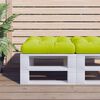 vidaXL Coussin de palette vert vif 58x58x10 cm tissu