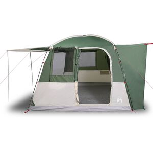 vidaXL Tente de voiture 4 personnes vert imperm&eacute;able