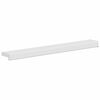 vidaXL Appui de fen&ecirc;tre Blanc 100 x 15 x 4,5 cm PVC