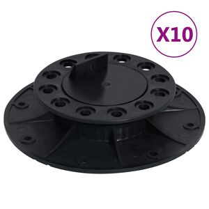 vidaXL Pieds de terrasse réglables 10 pcs 25-40 mm