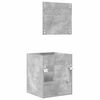 vidaXL Ensemble de mobilier de salle de bain Gris 41 x 38,5 x 48 cm