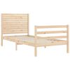vidaXL Cadre de lit sans matelas bois massif