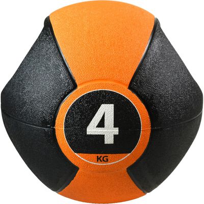 Pure2Improve Ballon médicinal avec poignées 4 kg Orange
