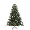 vidaXL Sapin de No&euml;l artificiel Vert 240 cm PVC, m&eacute;tal et plastique