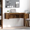 vidaXL Bureau mural Bois Ancien 100 x 45 x 30 cm Bois d'ing&eacute;nierie