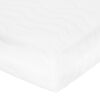 vidaXL Lit avec matelas et &eacute;clairage USB Violet Tissu 90x200 cm