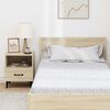 vidaXL Matelas Blanc 100 x 200 cm Tissu jacquard