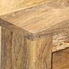 vidaXL Table de chevet 65 x 35 x 60 cm Bois de manguier massif