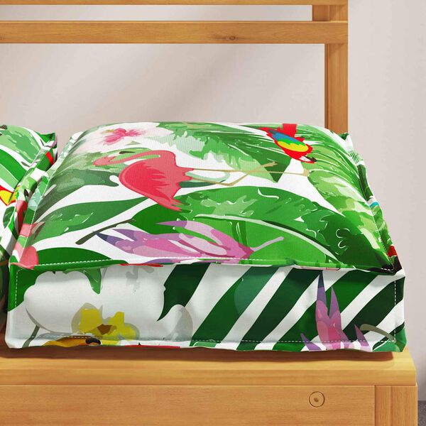 vidaXL Coussin Floral 6 pcs Multicolore 40 x 40 x 8 cm Tissu Oxford