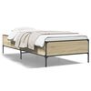 vidaXL Cadre de lit sans matelas ch&ecirc;ne sonoma 90x190 cm